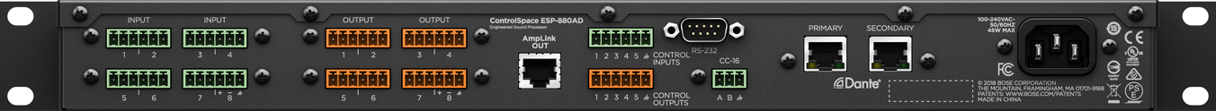 BOSE ControlSpace ESP-880AD 音頻信號(hào)處理器